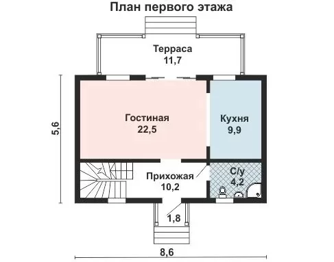 Проект дома Д-041: изображение 1