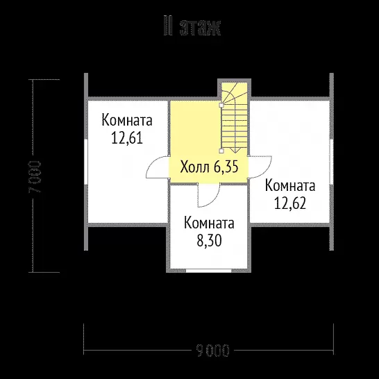 Дом из профилированного бруса Д-013, фото 4