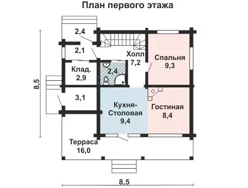 Проект дома Д-044: изображение 5