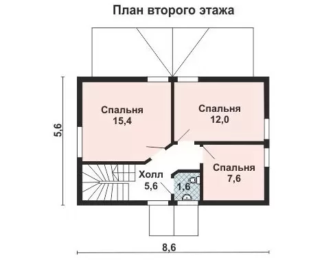 Проект дома Д-040: материал 5