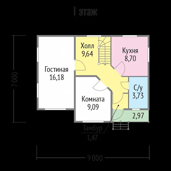 Дом из профилированного бруса Д-013, фото 3