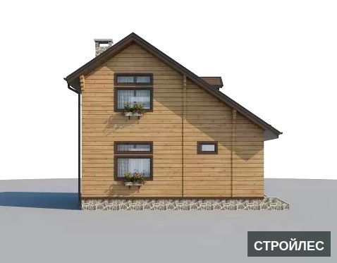 Дом Д-001 из профилированного бруса, фото 3