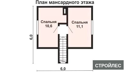 Дом Д-001 из профилированного бруса, фото 7